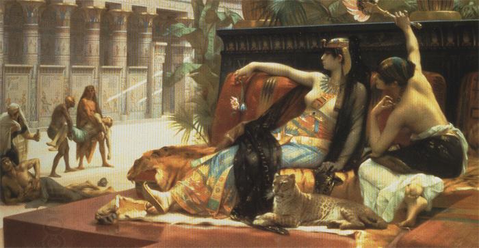 Alexandre Cabanel Cleopatra Testing Poison on Those Condemned to Die. China oil painting art
